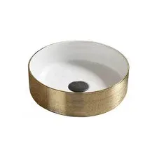 Умывальник CeramaLux C1055 / C1054 / C1054-1 (36х36 / белый / серебро)