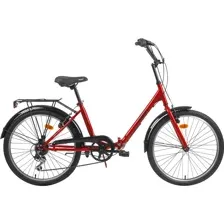 Велосипед AIST Smart 2.1 24 2025, красный