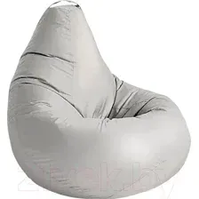 Кресло-мешок Kreslomeshki Груша XL G-120x85-S (серебристый)