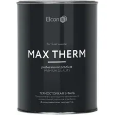 Эмаль термостойкая Elcon серая 800г