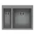 Мойка кухонная из гранита Elleci, Quadra 150 K97 Light Grey (LKQ15097)