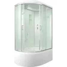 Душевая кабина IVA 120x80x215 / SC120CMR (белый/матовое стекло)