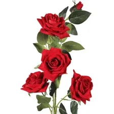 Искусственный цветок ForGarden Роза BN10578 (красный)