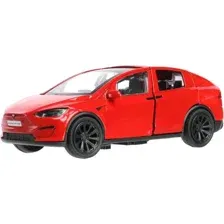 Автомобиль игрушечный Технопарк Tesla Model X Plaid / MODELX-12-RD (красный)
