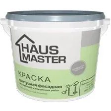 Краска Haus Master Фактурная для наружных и внутренних работ 13.2 л (белый)