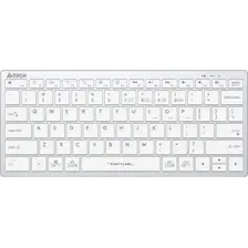 Клавиатура A4Tech Fstyler FBX51C (серебристый/белый)