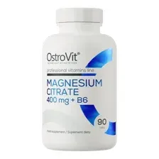 Магний цитрат Magnesium Citrate 400 mg + B6 OstroVit 90 капсул