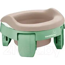 Дорожный горшок Roxy Kids HandyPotty 3 в 1 HP-255OB (оливковый/бежевый)