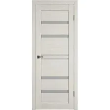 Межкомнатная дверь Atum Pro Х26 60x200 (artic oak, стекло white cloud)