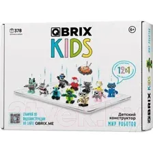 Конструктор QBRIX Kids Мир роботов 30026
