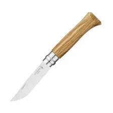 Нож складной Opinel №8 (нержавеющая сталь, оливковый)