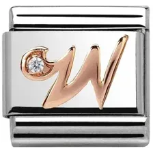 Звено для браслета NominatioN Буква W 430310/23