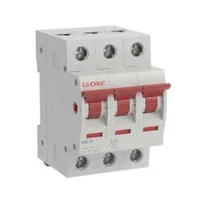 Выключатель нагрузки модульный DKC YON MAX MSD 3P 100A 3М (MSD-3P100)