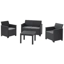 Комплект Keter Elodie 2 seater, графит