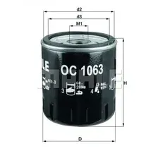 Масляный фильтр Knecht/Mahle OC1063