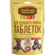 Деревенские лакомства Лакомство для приёма таблеток Вита (Утка) для собак 80 г