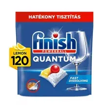 Капсулы / таблетки для посудомоечных машин Finish Powerball Quantum Lemon All In 1 Лимон 120 шт.