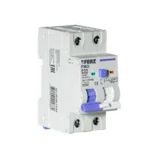 Дифференциальный автомат FMO-EM-1P+N 32A 30mA 10kA тип A, х-ка C, 2M Dr.Ferz