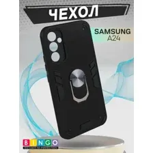 Чехол-накладка Bingo Warrior для Samsung A24 (черный)