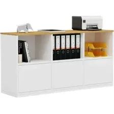 Тумба Crafto Нина 02 150x40x75 (белый дуб)