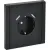 Розетка IEK Forte&Piano FP-R14-16-U21-D31-K02 (черный)