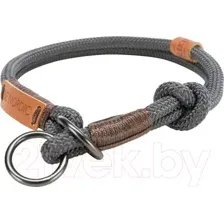 Ошейник-полуудавка Trixie Be Nordic 17301 (XS/S, темно-серый/коричневый)
