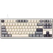 Клавиатура Royal Kludge R87 Pro RGB Half Grey (RK Cream)