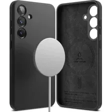 Чехол для телефона Ringke Silicone Magnetic для Galaxy S25 Black