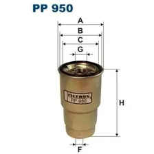 Топливный фильтр Filtron PP950