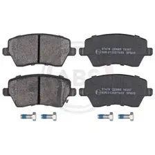 Тормозные колодки дисковые передняя ось A.B.S. 37478