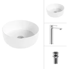 Умывальник Lauter 21499-31 + Moon 21СK81691C с донным клапаном 21190CH (хром)