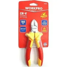 Кусачки боковые (бокорезы) Workpro VDE 150мм WP342014