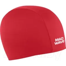 Шапочка для плавания Mad Wave Poly II (красный)