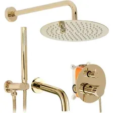 Душевая система Rea Lungo REA-P4125 (золотой)