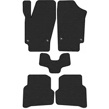 Комплект ковриков для авто Alicosta Volkswagen Polo V (седан / 614, 604, 6C1, 612, 602, 6C1) 2008 - 2020 (черный, ромб)