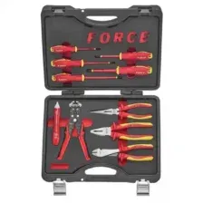 51016N Набор диэлектрического инструмента и отвёрток 10пр. FORCE , шт