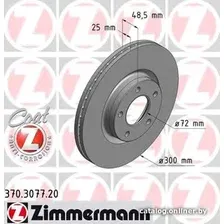 Тормозной диск Zimmermann 370307720