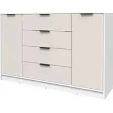 Тумба Интерлиния Концепт КТ-Т160 Глосс (белый платинум/кашемир)