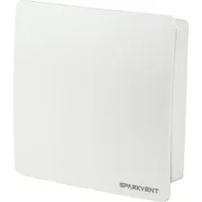 Вентилятор накладной Sparkvent С коротким патрубком MZ-100 HW / MZ04D-W (датчик влажности, белый матовый)