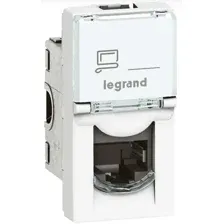 Розетка компьютерная Legrand Mosaic 76562 (Белый)