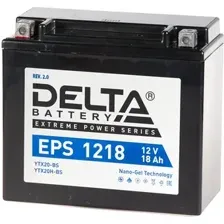 Мотоциклетный аккумулятор Delta EPS 1218 YTX20H-BS (18 А·ч)