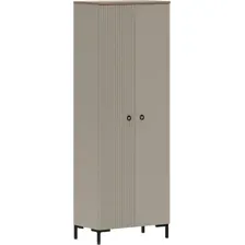 Шкаф распашной Black Red White Domenica SZF2D/70 (глиняный серый/дуб сильвержек ореховый)