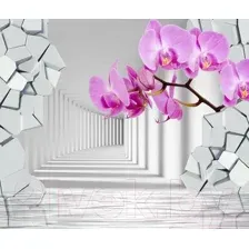 Фотообои листовые Citydecor Орхидея 3D (300x254)