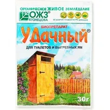 Биопрепарат для туалетов и выгребных ям Удачный (порошок), 30г