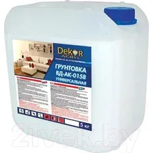 Грунтовка Dekor ВД-АК-0158 проникающая (5 кг)