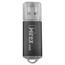 USB Flash MIREX Unit Black 4GB (13600-FMUUND04)