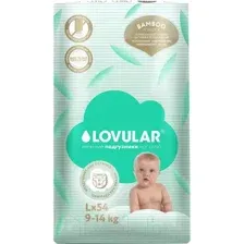 Подгузники детские Lovular Bamboo L 9-14кг / 429569 (54шт)