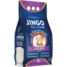 Наполнитель для кошачьего туалета Jingo Lavender+Color Granules, 5 л