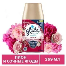 Освежитель воздуха GLADE Automatic Пион и сочные ягоды, 269 мл