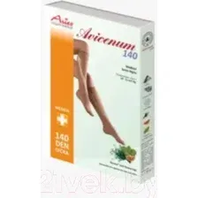 Гольфы компрессионные Aries Avicenum 140 плотные с закрытым носком / 9999 (S, long)